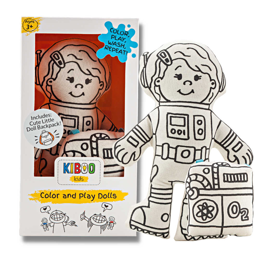 Girl Astronaut with Mini Space Pack
