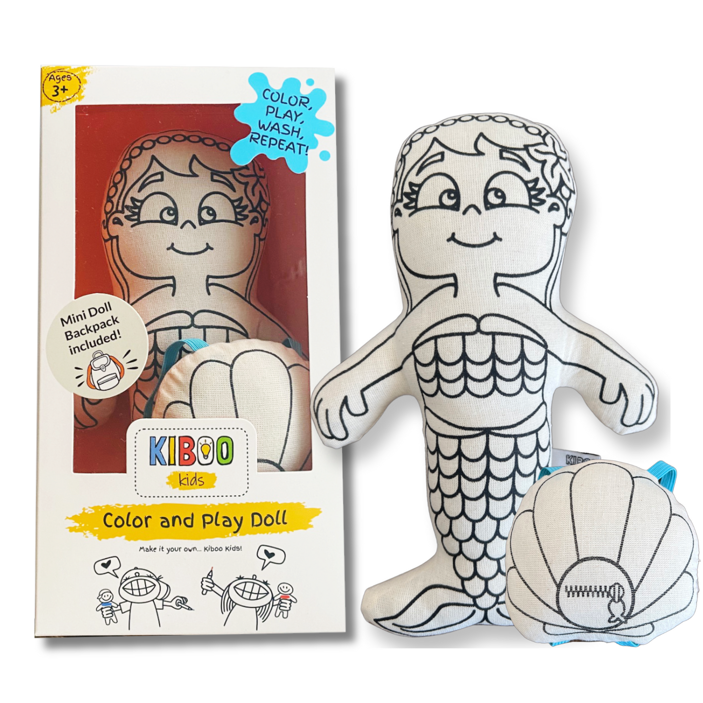 Mermaid with Mini Shell Backpack