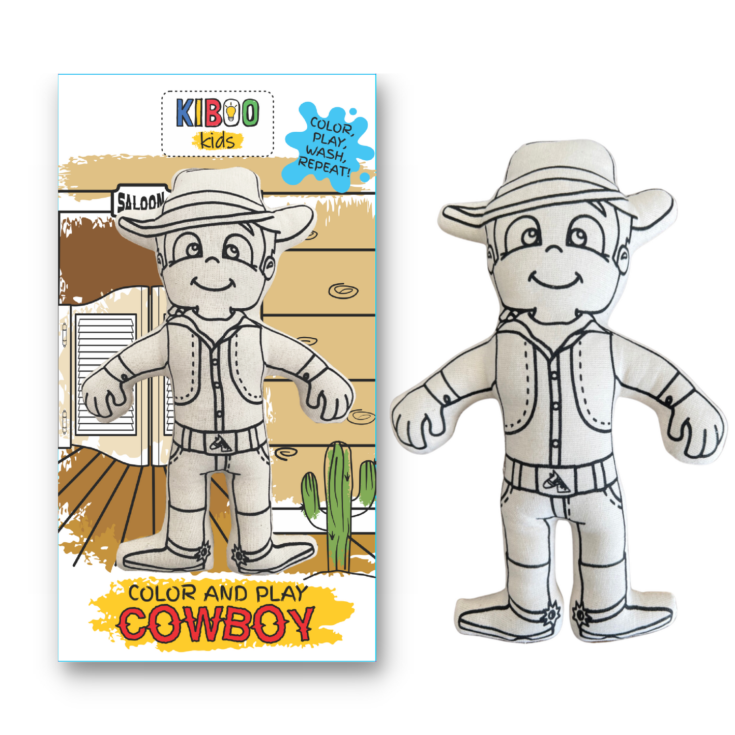 Color and Play Doll - Cowboy