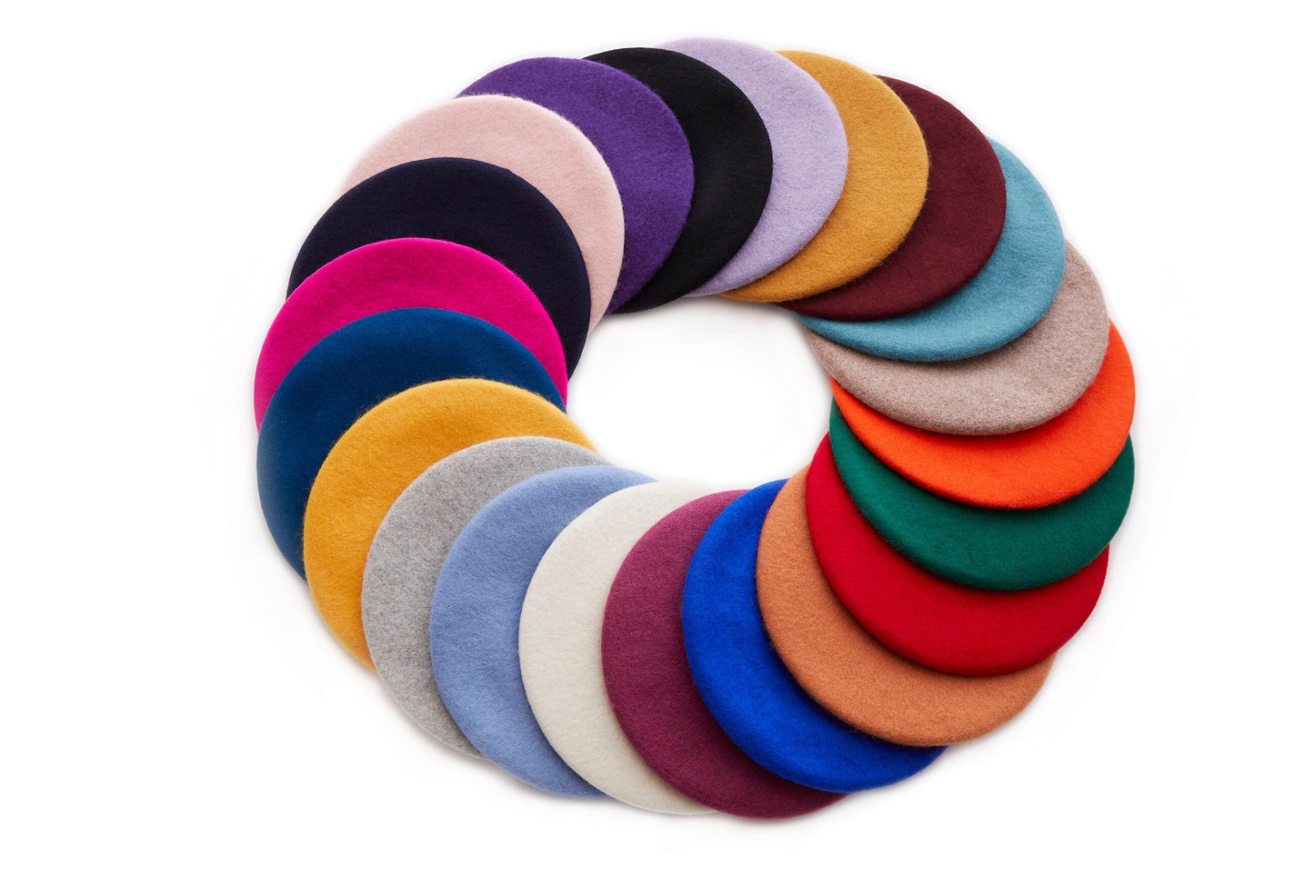 Wool Beret in Lavender