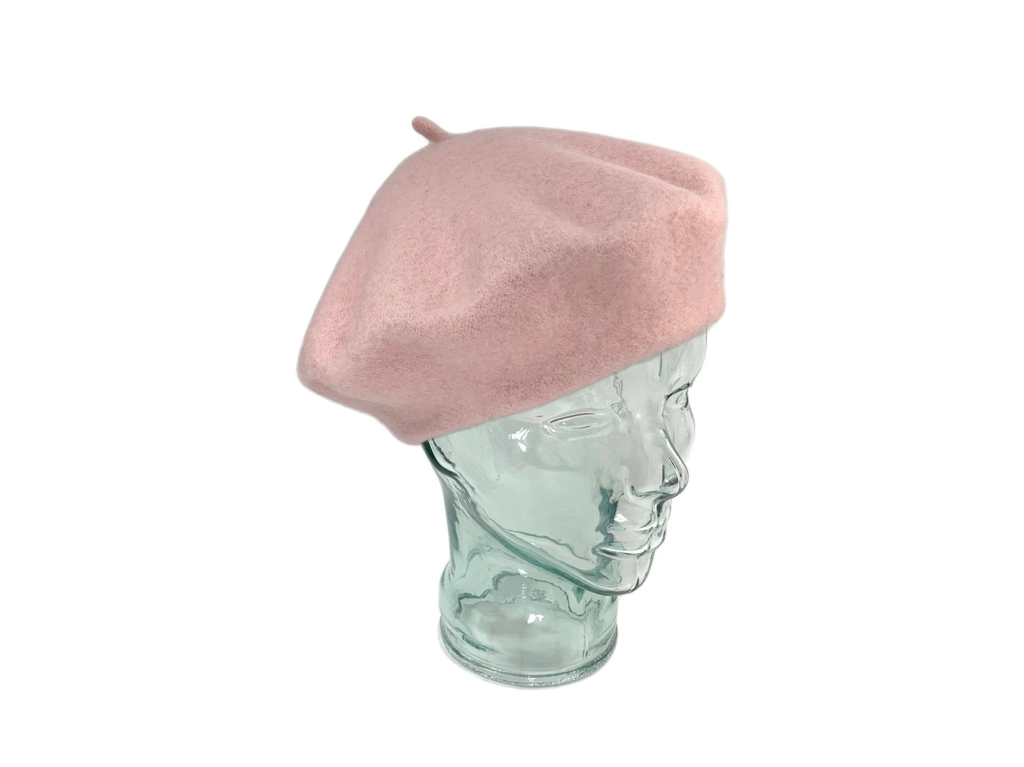 Pink Wool Beret