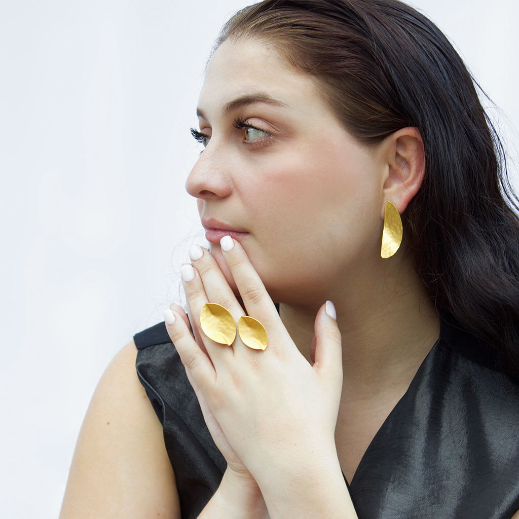 Double Phyllo Statement Ring