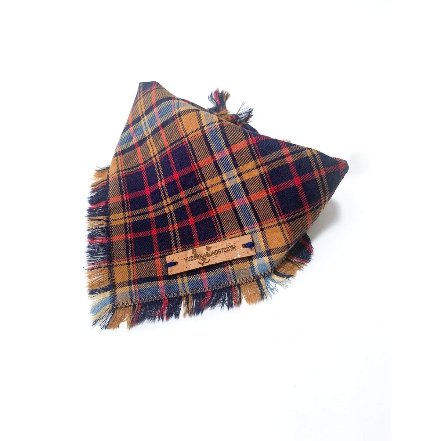 Navy Heritage Plaid Bandana