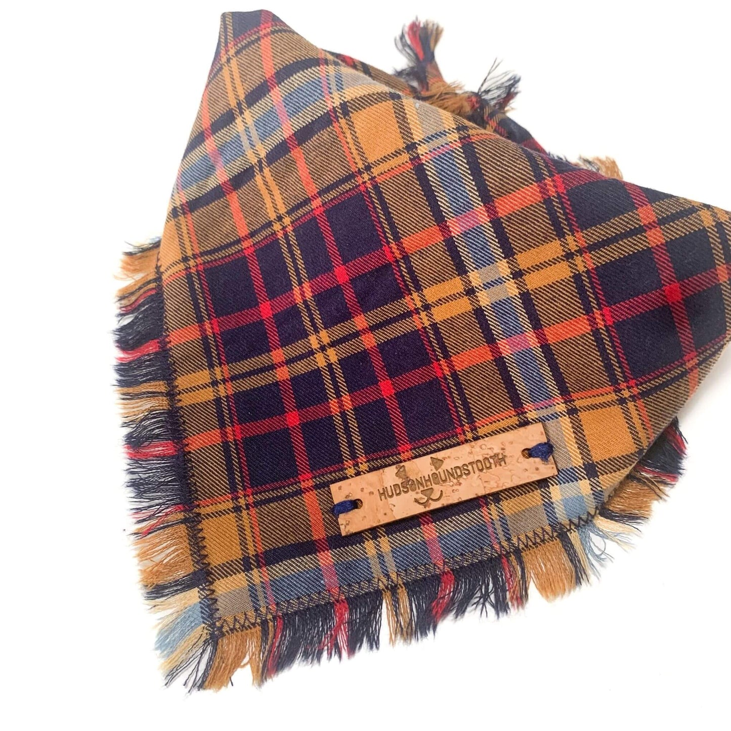 Navy Heritage Plaid Bandana