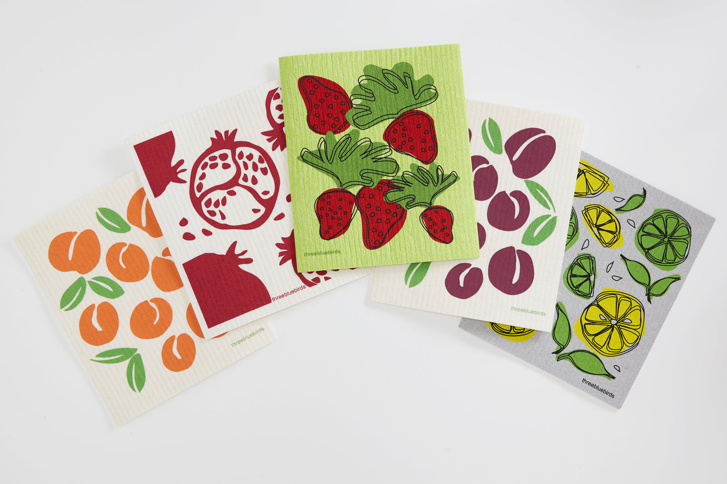 Tutti Fruiti Bundle (5 Swedish Dishcloths)