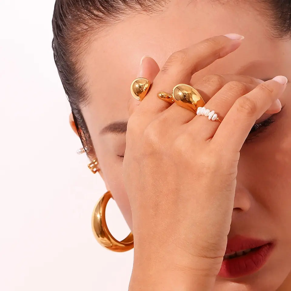 Paris Ring - Water Drop Statement Ring
