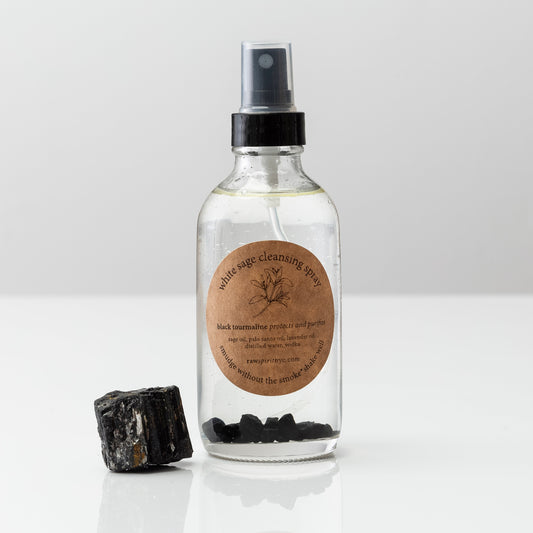 white sage palo santo energy cleansing spray