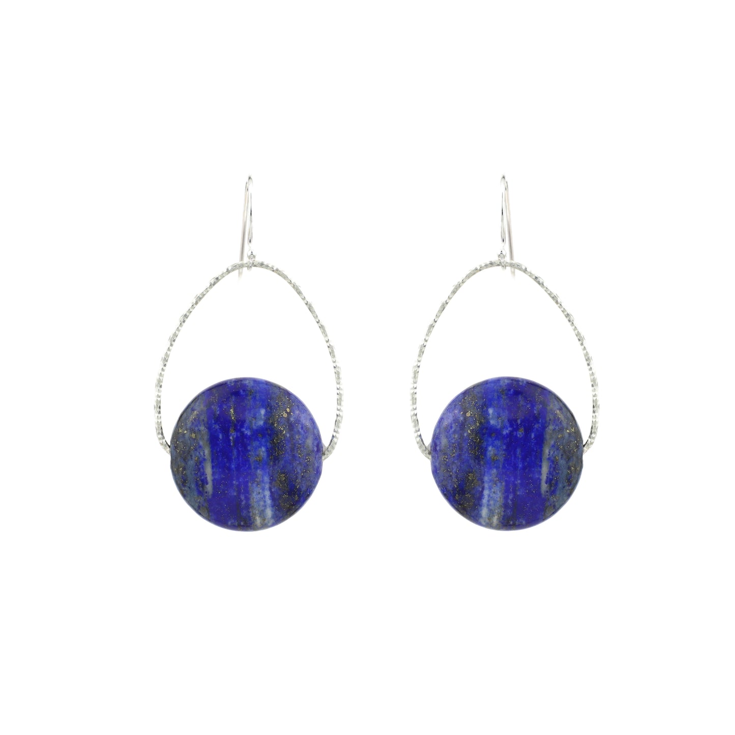 Lapis Orb Earrings