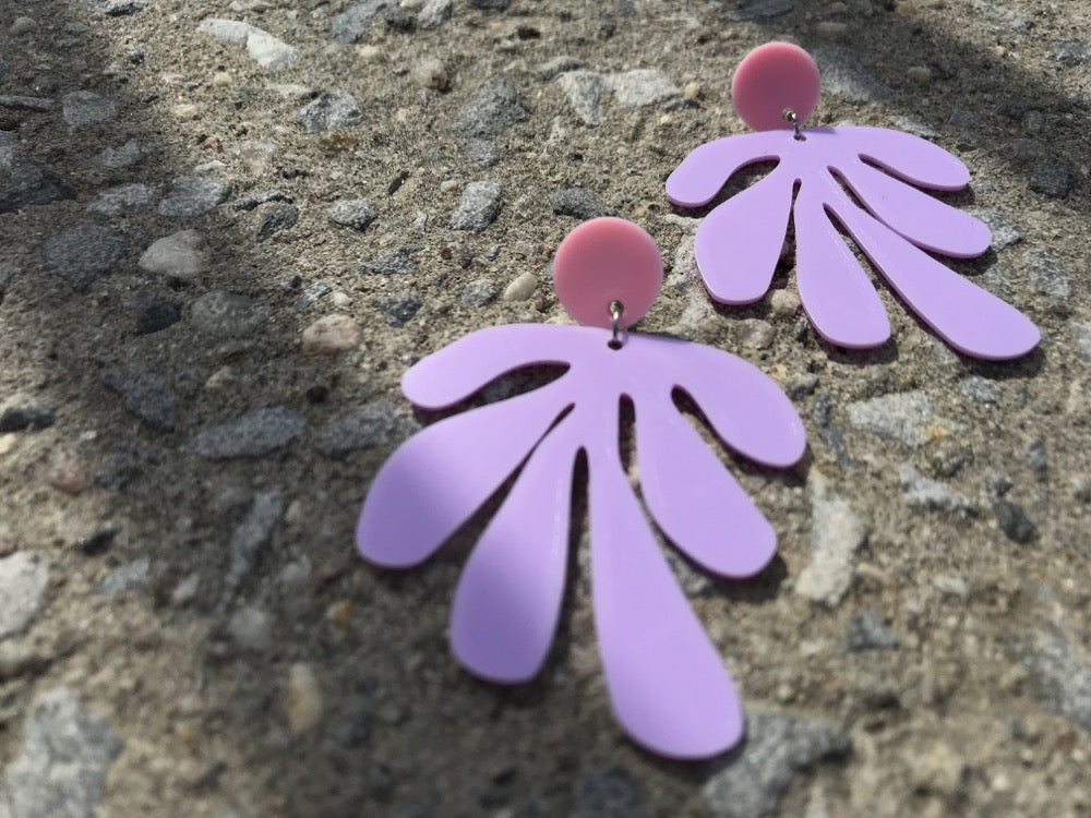 Cut it Out 3D Printed Earrings
