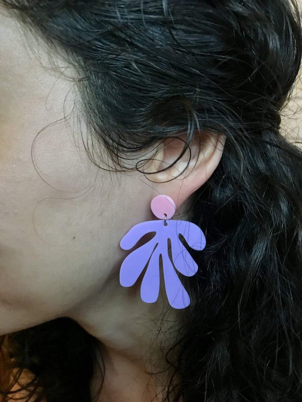 Cut it Out 3D Printed Earrings
