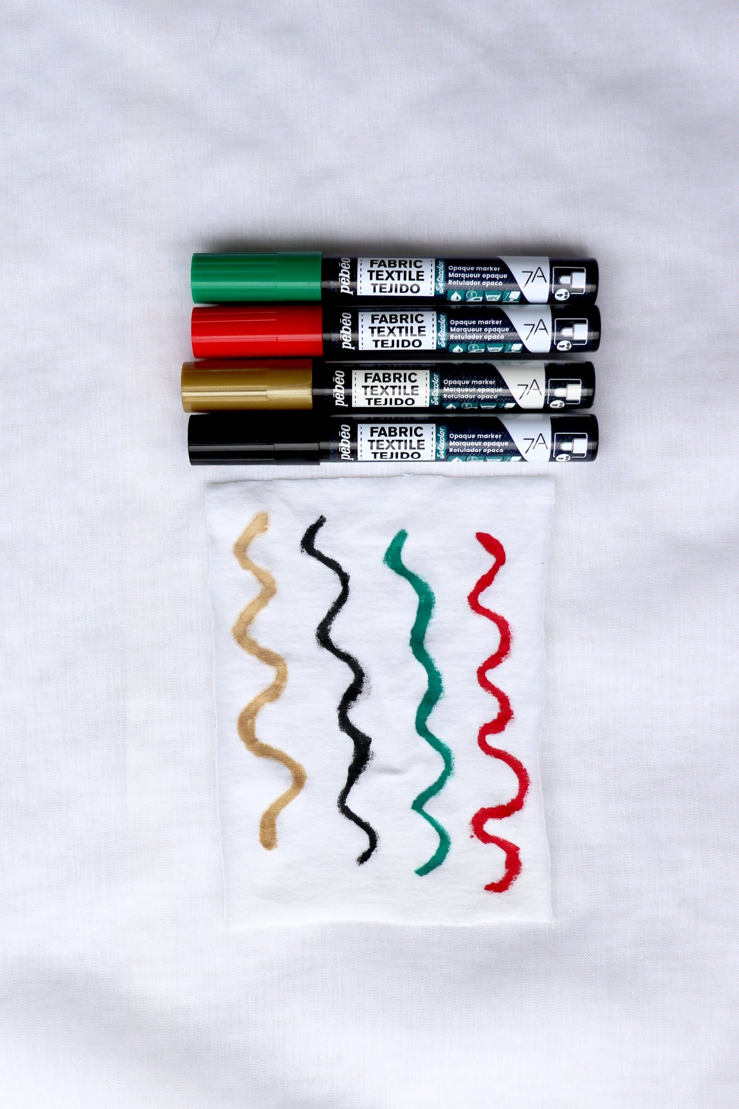 Christmas Fabric Marker Kit + Sustainable Toddler Tshirt